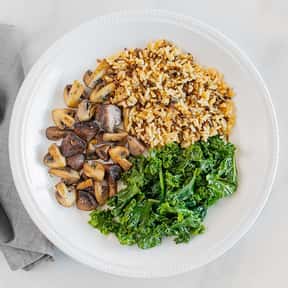 Braised Kale, Roasted Mushrooms, Wild & Brown Rice